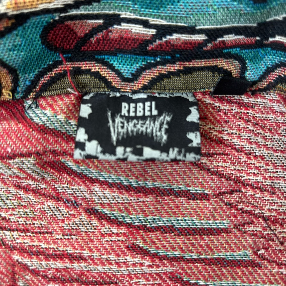 Rebels Vengence Skull Pattern Jacket - image 4